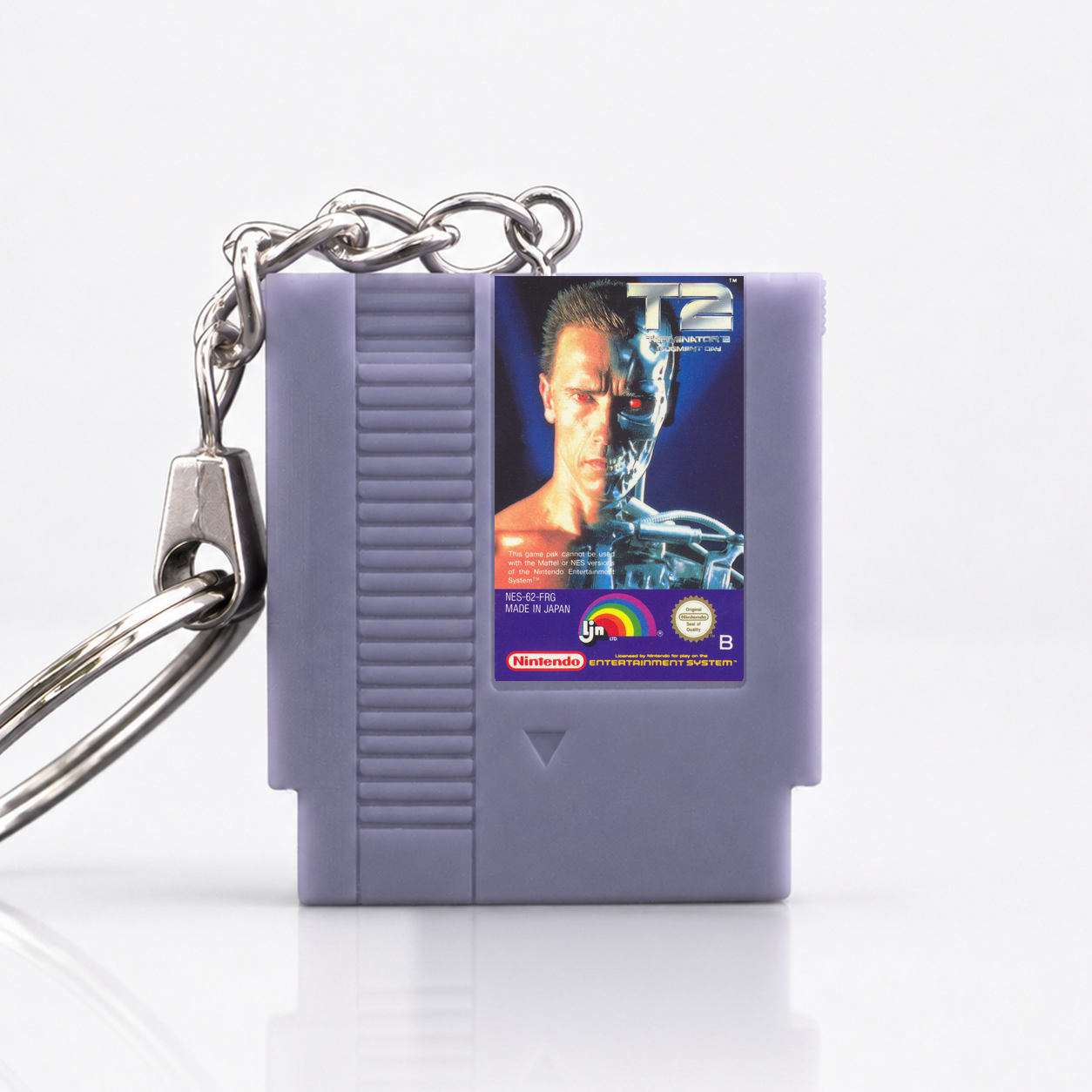 Terminator 2 - Judgment Day – NES Miniatur Spielmodul Schlüsselanhänger