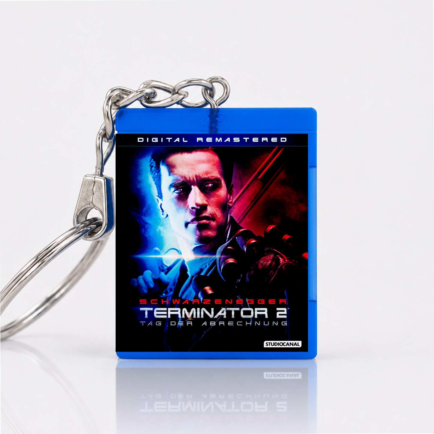 Terminator 2 - Film Miniatur Blu-Ray Hülle Schlüsselanhänger