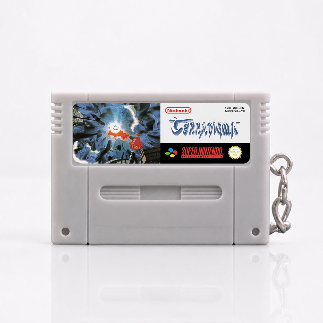 Terranigma - SNES Miniatur Spielmodul Schlüsselanhänger