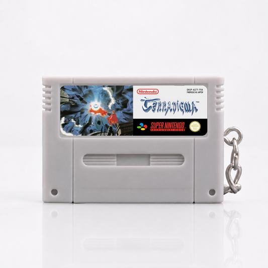 Terranigma - SNES Miniature Game Cartridge Keychain