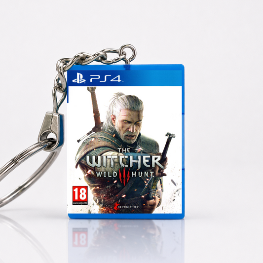 The Witcher 3: Wild Hunt - PS4 Miniature Game Case Keychain