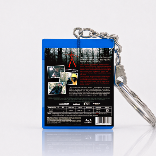 The Blair Witch Project - Movie Miniature Blu-Ray Case Keychain
