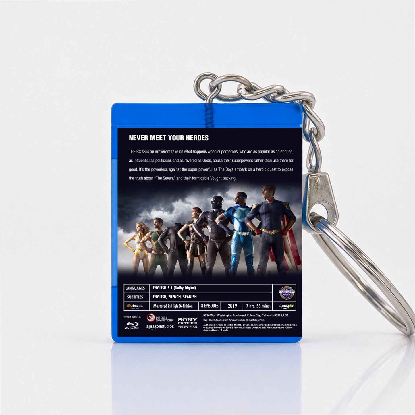 The Boys - Series Miniature Blu-Ray Case Keychain