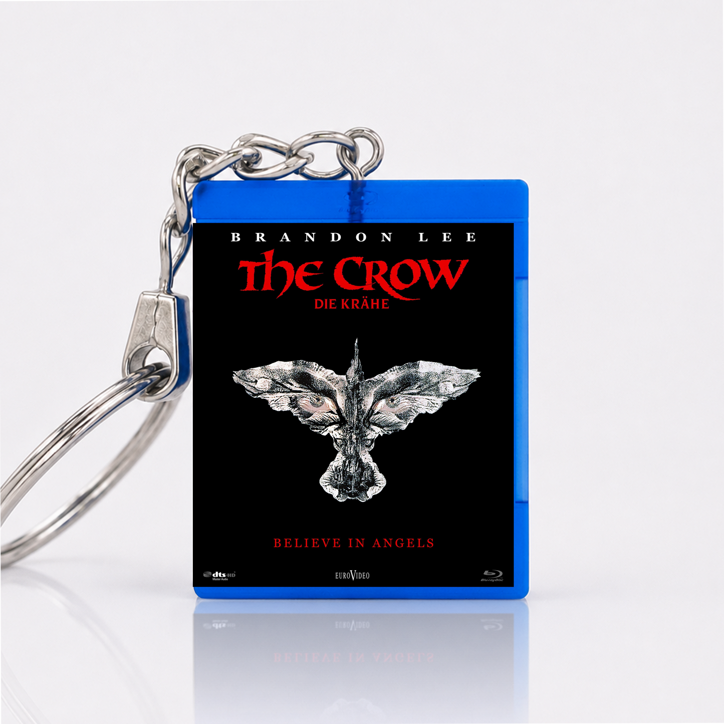 The Crow - Film Miniatur Blu-Ray Hülle Schlüsselanhänger