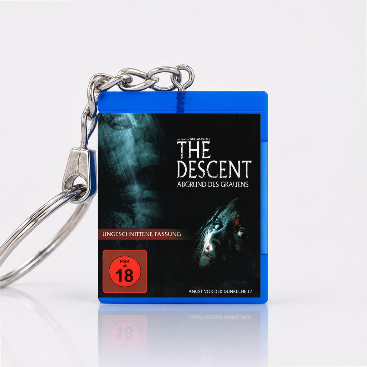 The Descent - Film Miniatur Blu-Ray Hülle Schlüsselanhänger