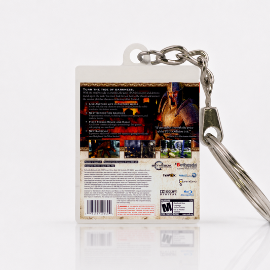 The Elder Scrolls IV: Oblivion - PS3 Miniatur Spielhülle Schlüsselanhänger