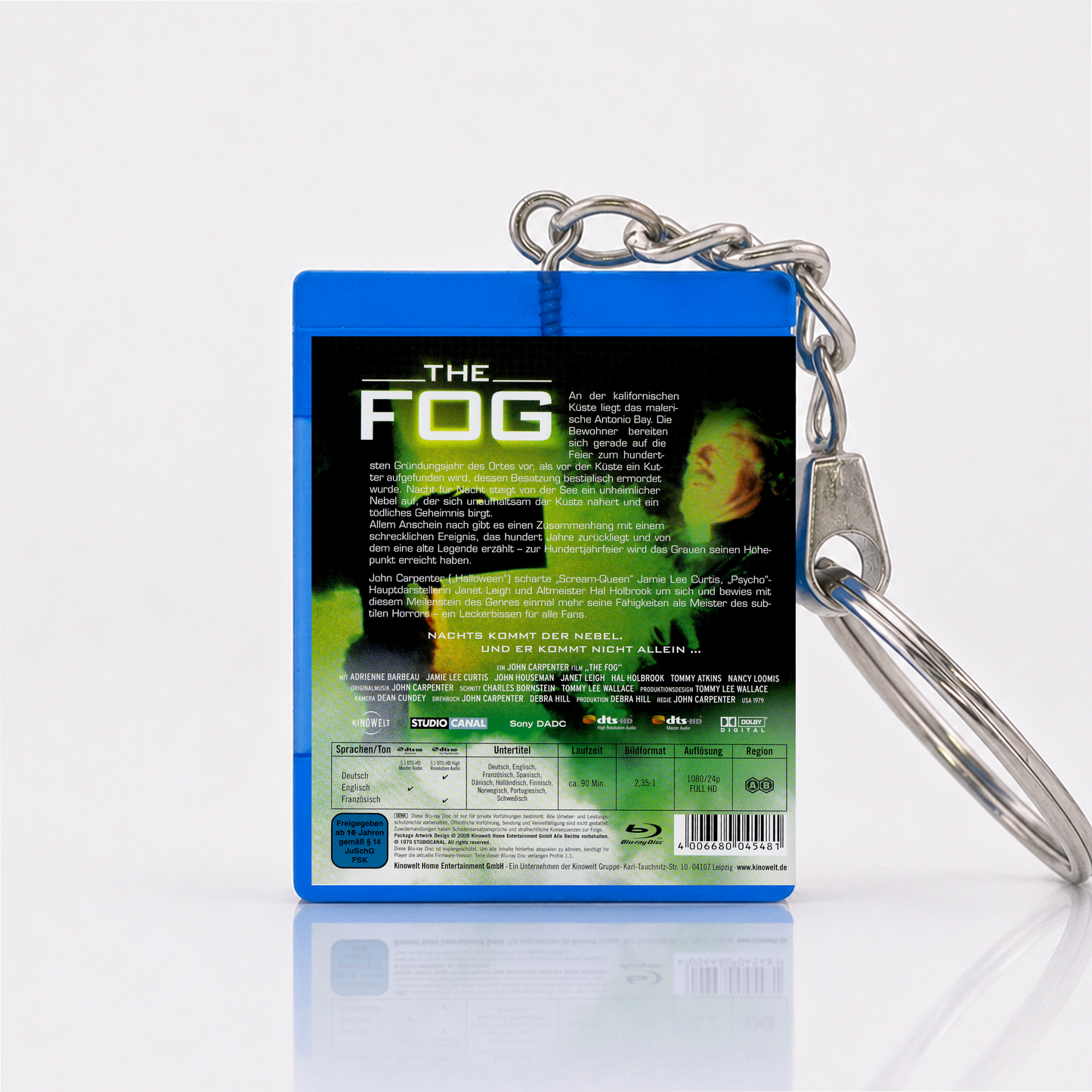 The Fog: Nebel des Grauens - Film Miniatur Blu-Ray Hülle Schlüsselanhänger