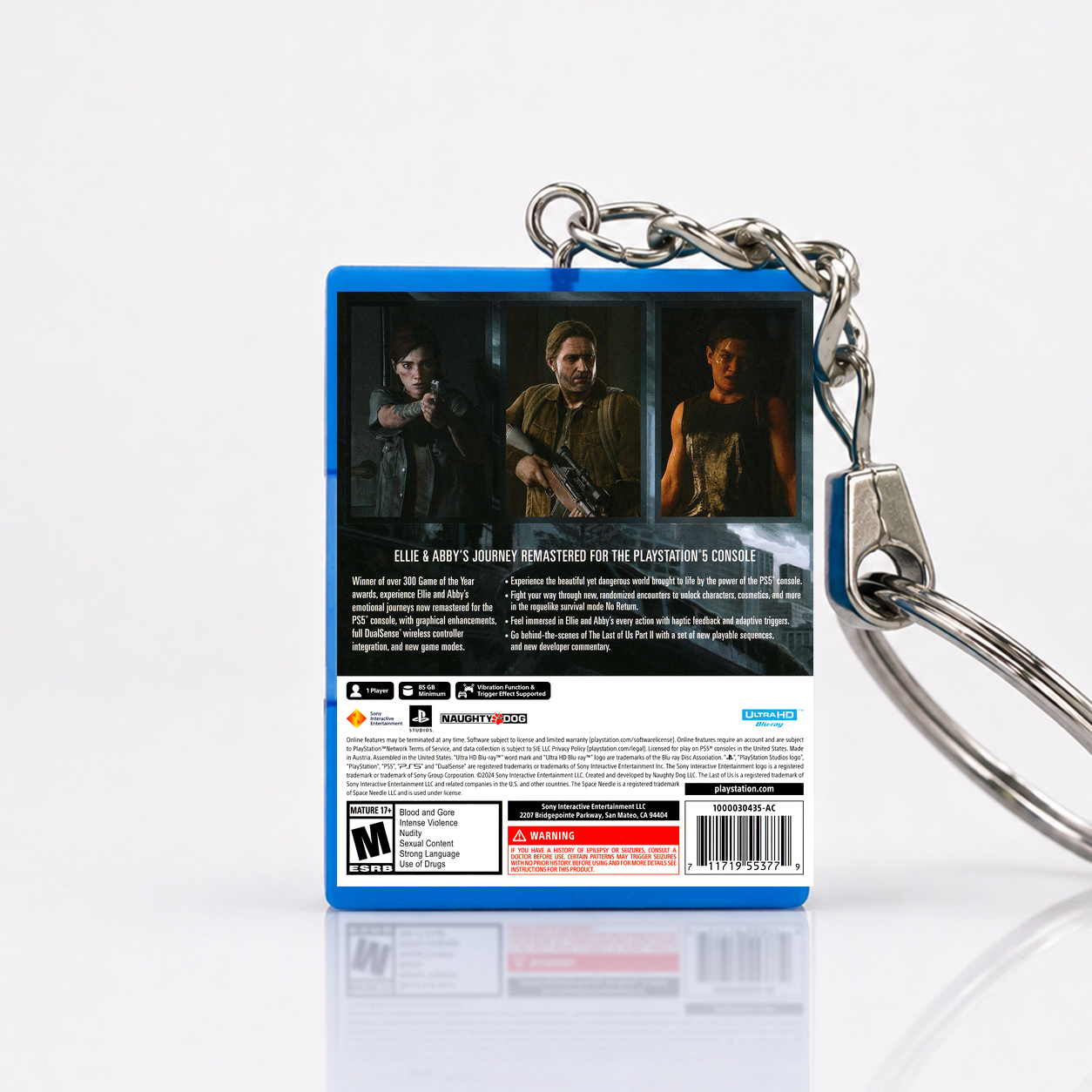 The Last of Us - Part II: Remastered - PS5 Miniatur Spielhülle Schlüsselanhänger