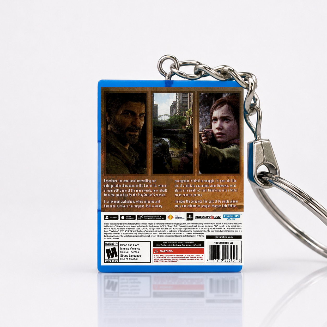 The Last of Us Part I - PS5 Miniatur Spielhülle Schlüsselanhänger