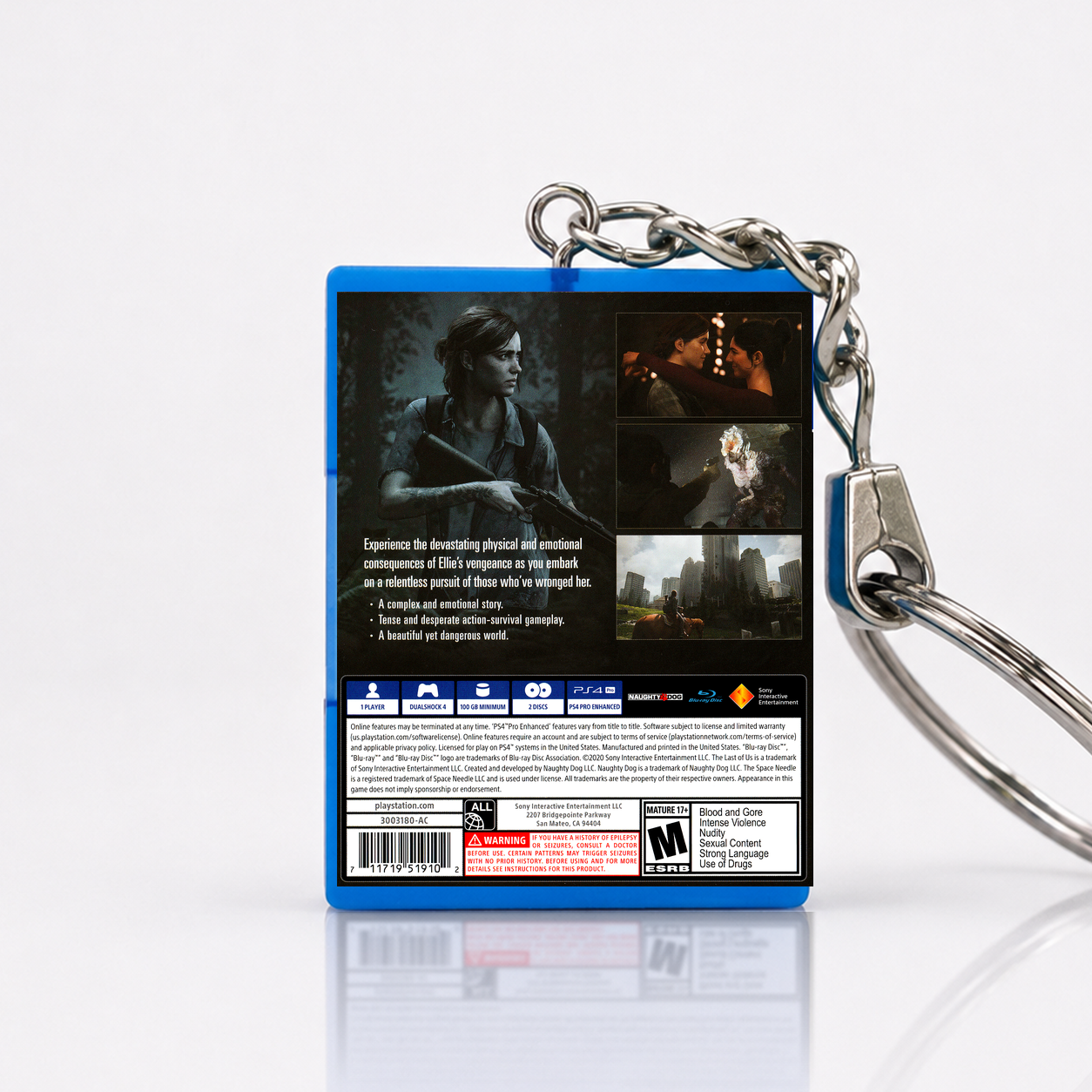 The Last of Us Part II - PS4 Miniature Game Case Keychain