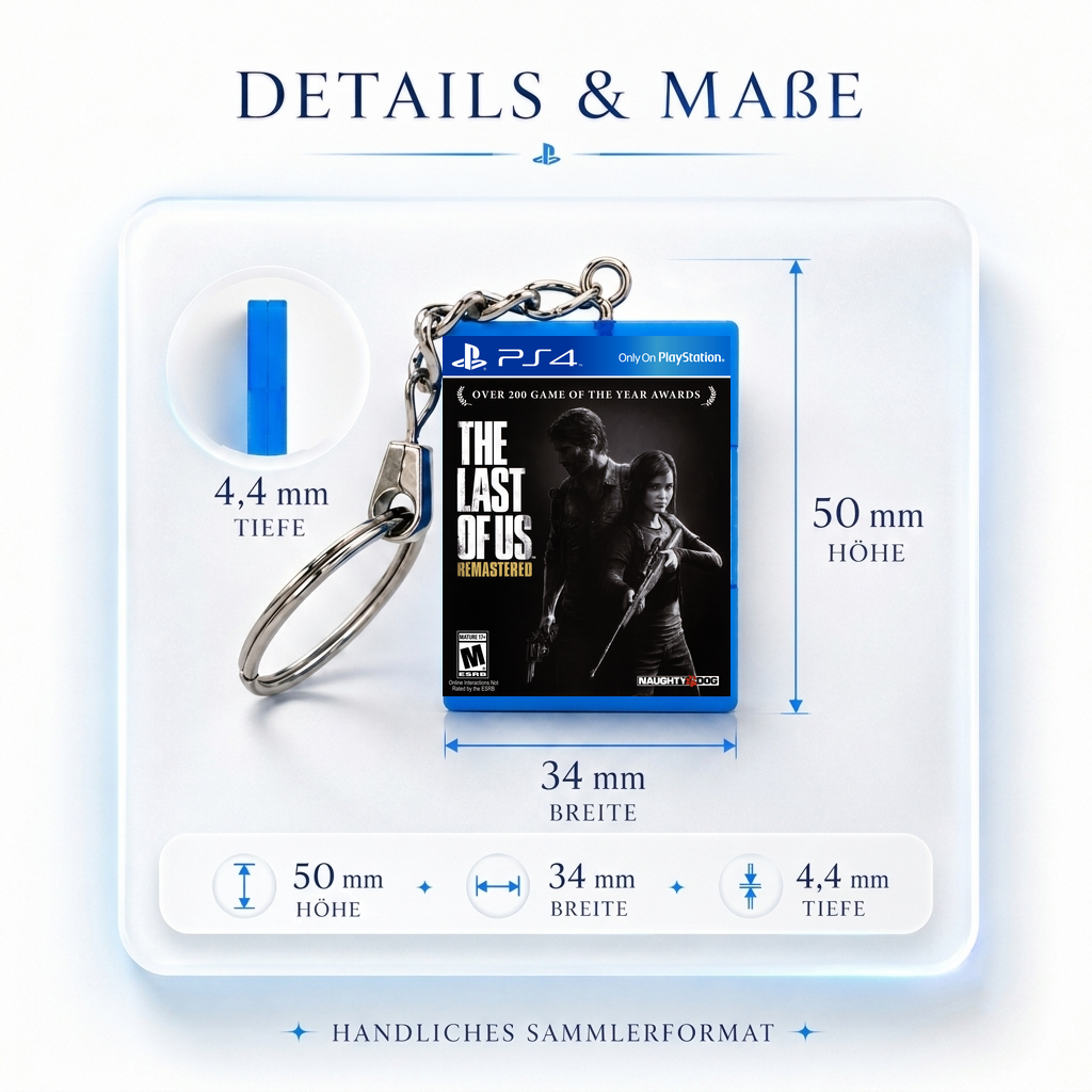 The Last of Us: Remastered - PS4 Miniatur Spielhülle Schlüsselanhänger
