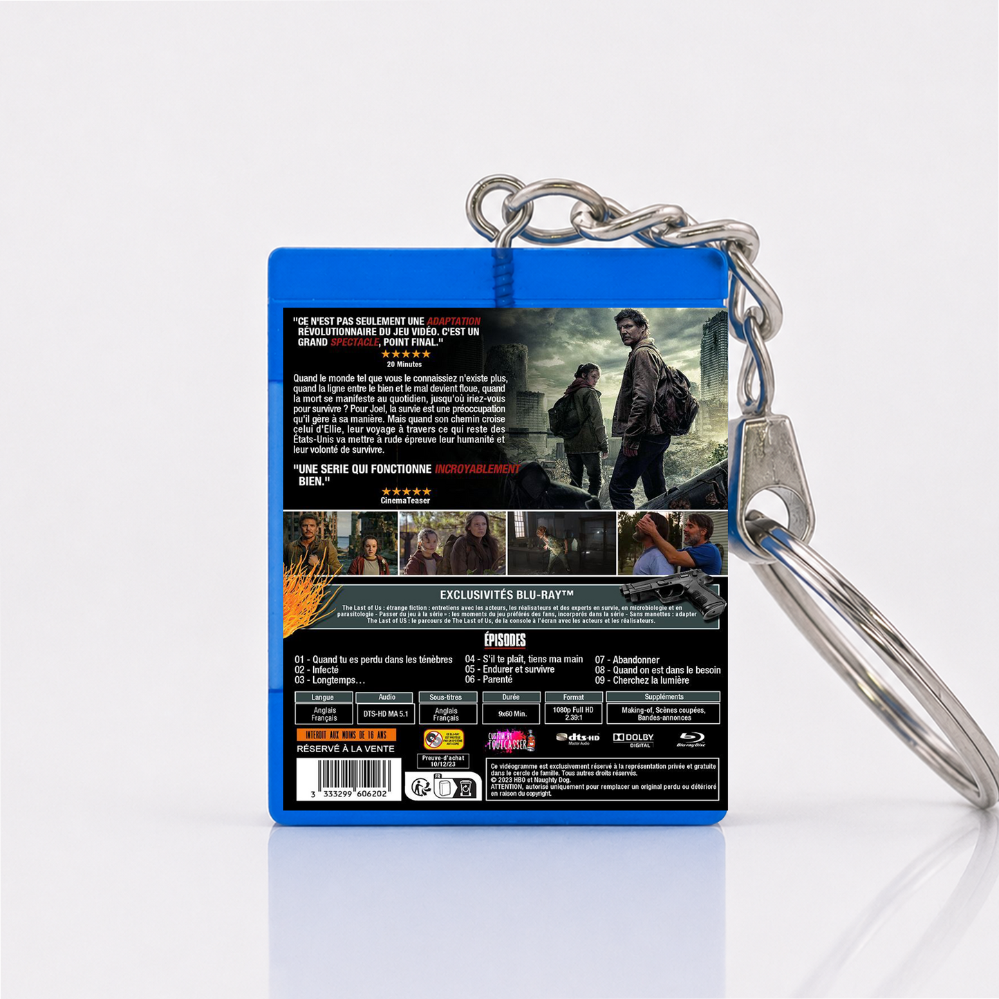 The Last Of Us - Series Miniature Blu-Ray Case Keychain