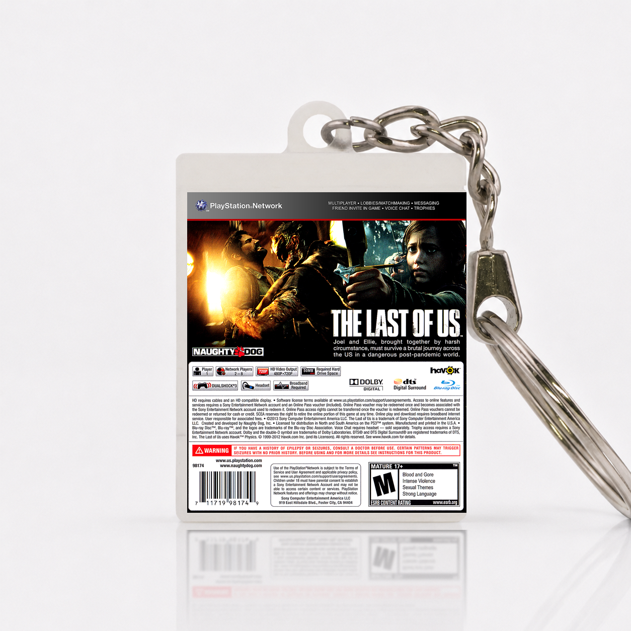 The Last of Us - PS3 Miniature Game Case Keychain