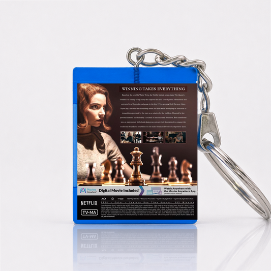 The Queen's Gambit - Series Miniature Blu-Ray Case Keychain