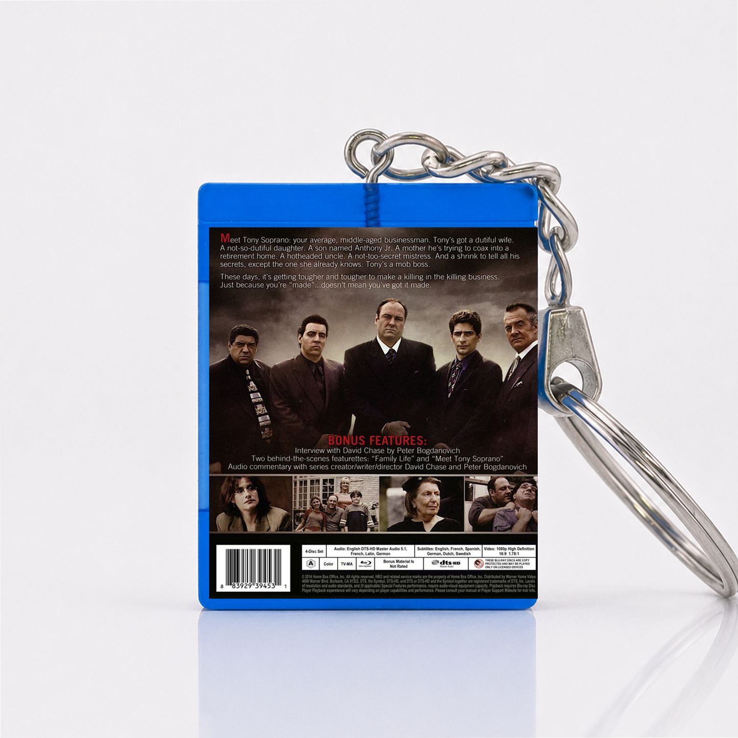 The Sopranos - Series Miniature Blu-Ray Case Keychain
