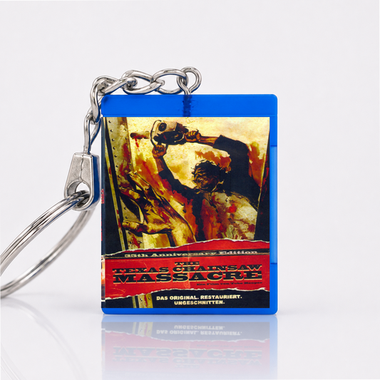 The Texas Chainsaw Massacre - Film Mini Blu-ray Case Keychain