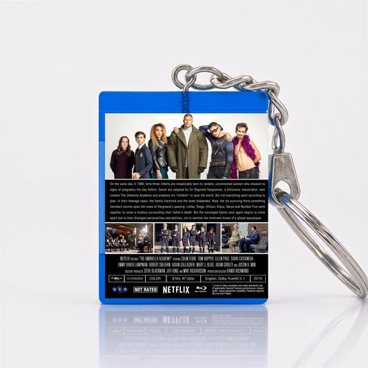 The Umbrella Academy - Series Miniature Blu-Ray Case Keychain
