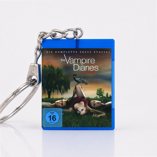 The Vampire Diaries - Serien Miniatur Blu-Ray Hülle Schlüsselanhänger