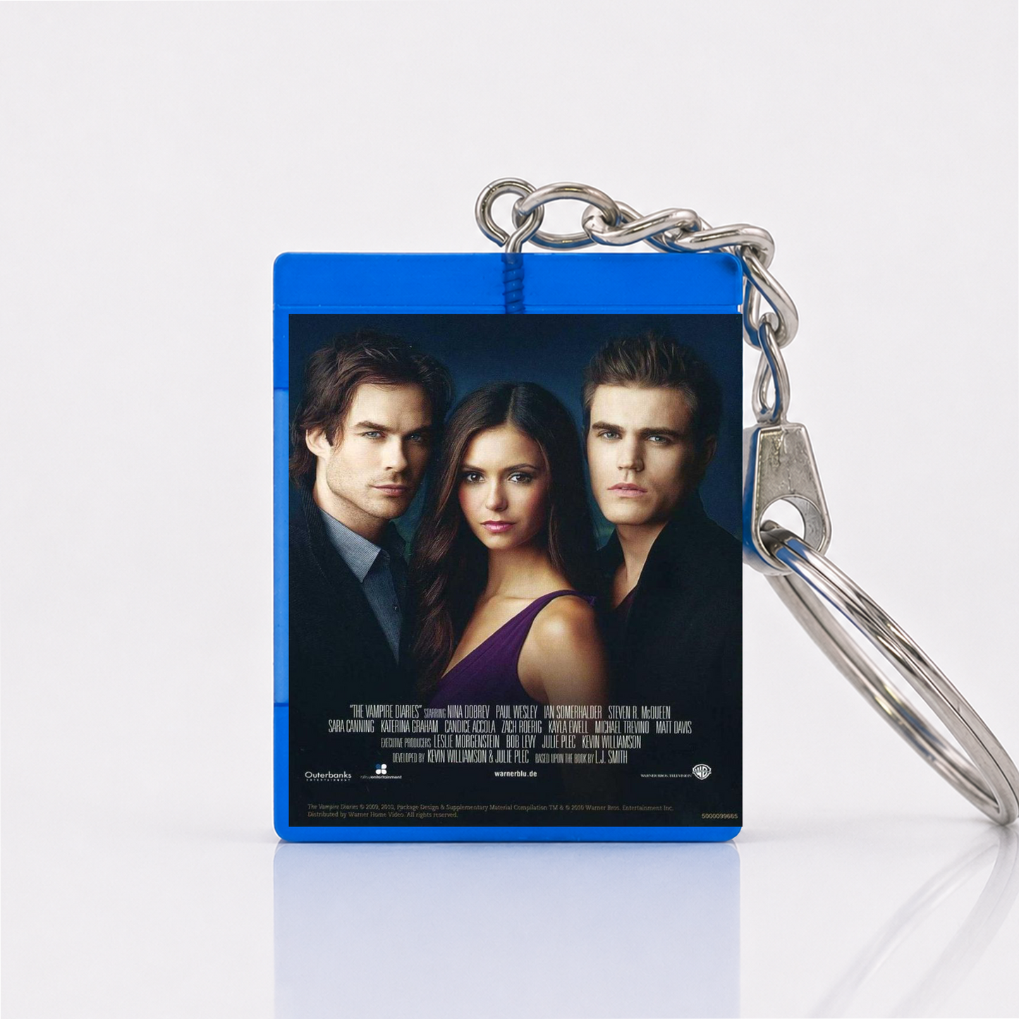 The Vampire Diaries - Serien Miniatur Blu-Ray Hülle Schlüsselanhänger