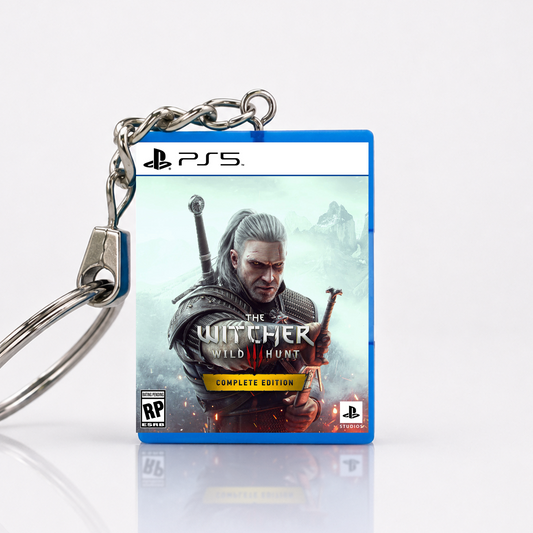 The Witcher 3: Wild Hunt - PS5 Miniatur Spielhülle Schlüsselanhänger