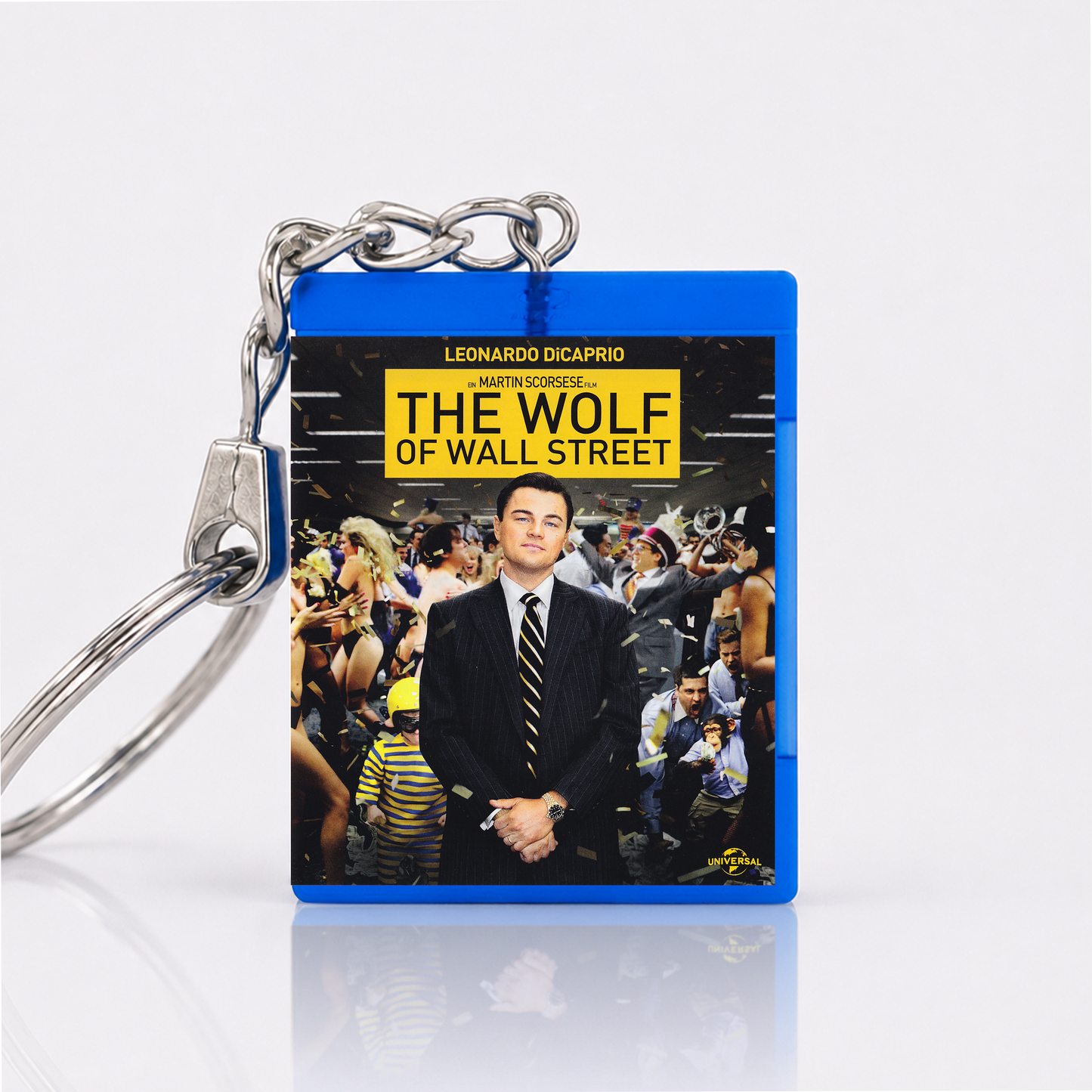 The Wolf Of Wall Street - Film Miniatur Blu-Ray Hülle Schlüsselanhänger
