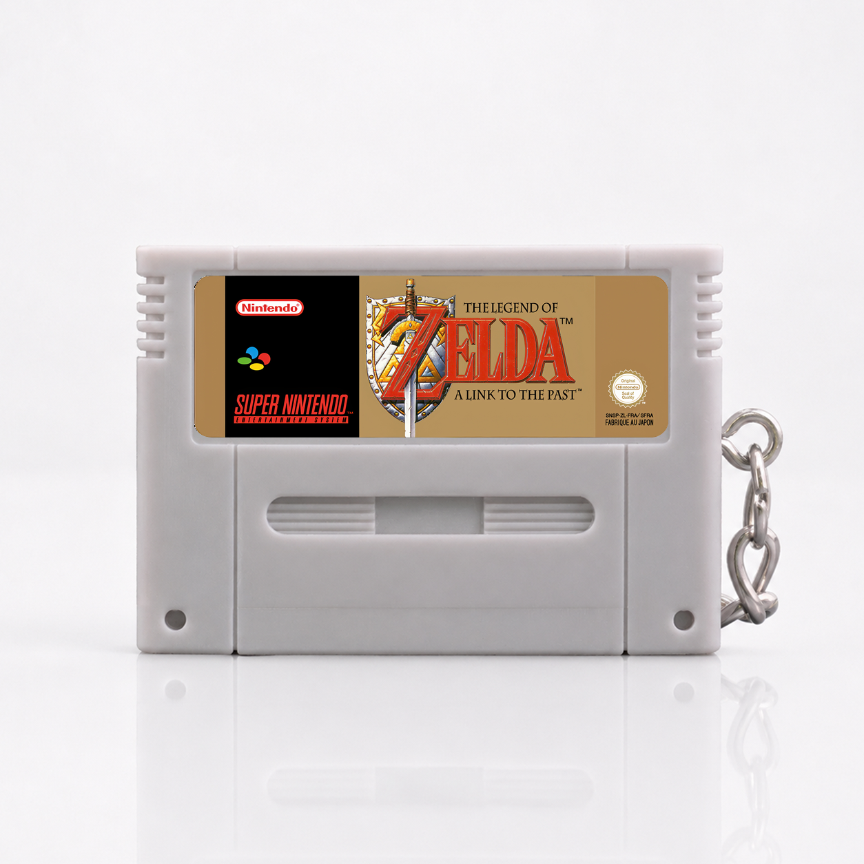 The Legend Of Zelda: A Link To The Past - SNES Miniature Game Cartridge Keychain