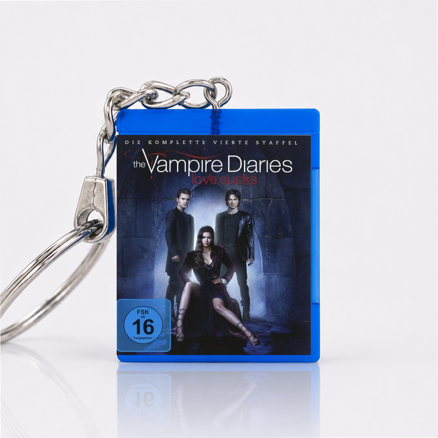 The Vampire Diaries - Serien Miniatur Blu-Ray Hülle Schlüsselanhänger