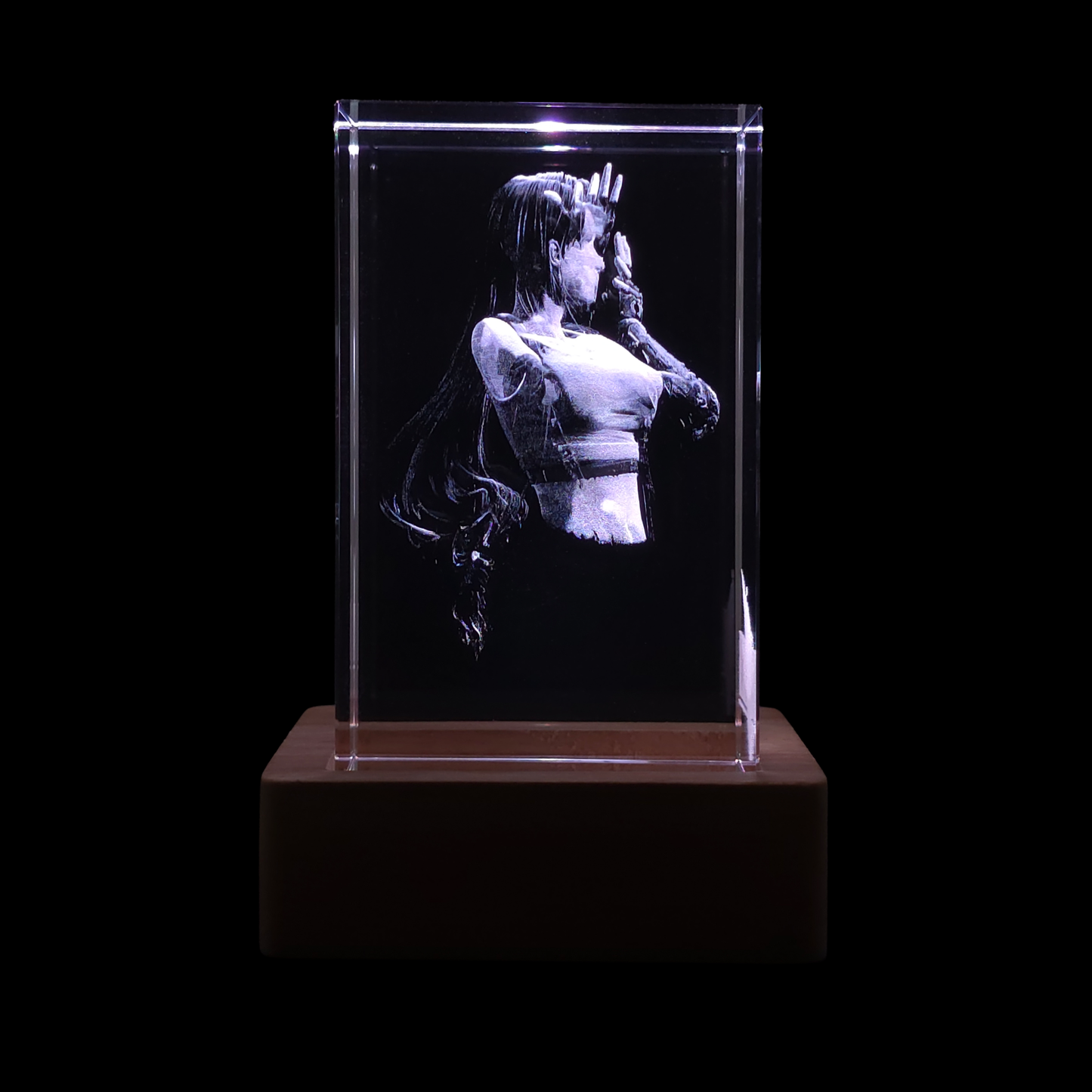 Tifa Lockhart Büste - Final Fantasy VII - 3D Kristalllampe