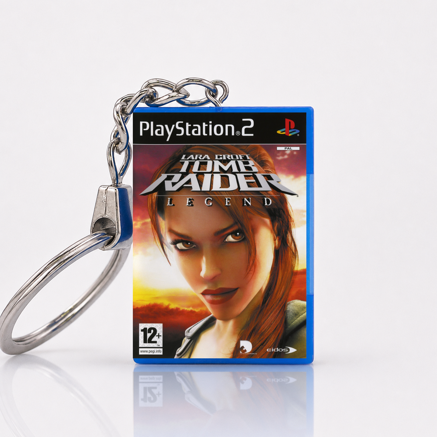 Tomb Raider - Legend - PS2 Miniatur Spielhülle Schlüsselanhänger