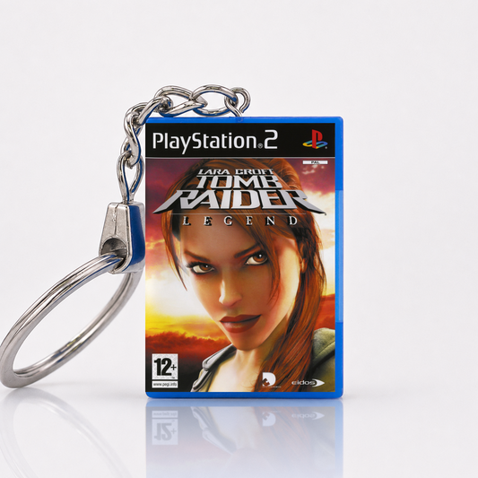 Tomb Raider - Legend - PS2 Miniatur Spielhülle Schlüsselanhänger