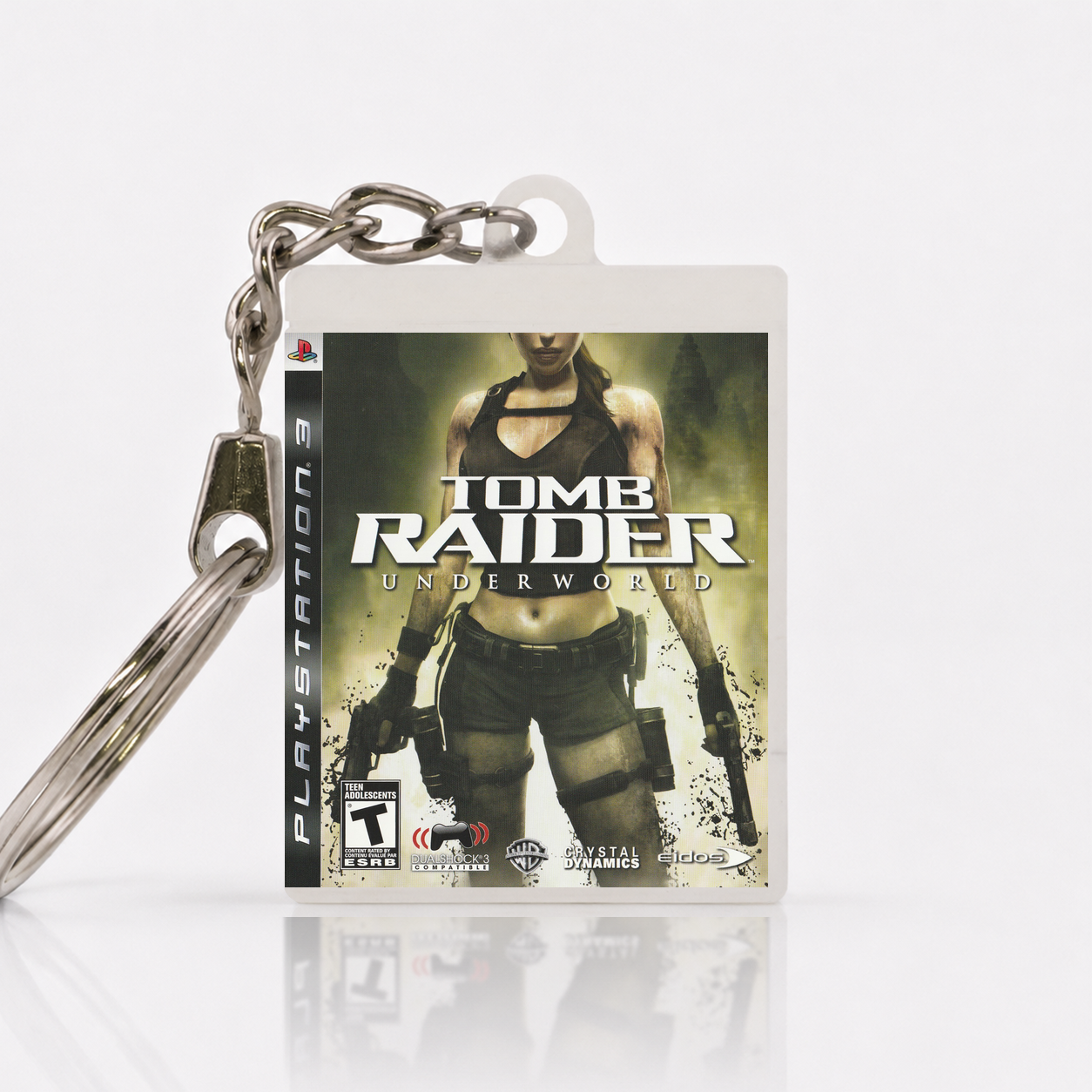 Tomb Raider: Underworld - PS3 Miniatur Spielhülle Schlüsselanhänger