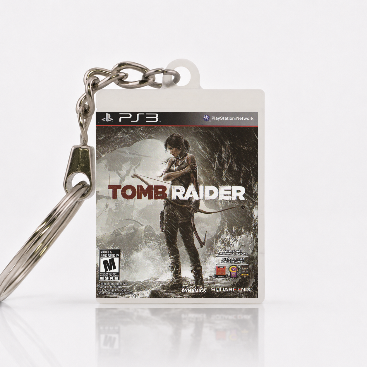 Tomb Raider - PS3 Miniature Game Case Keychain