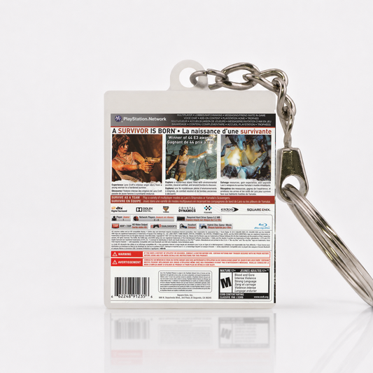 Tomb Raider - PS3 Miniature Game Case Keychain