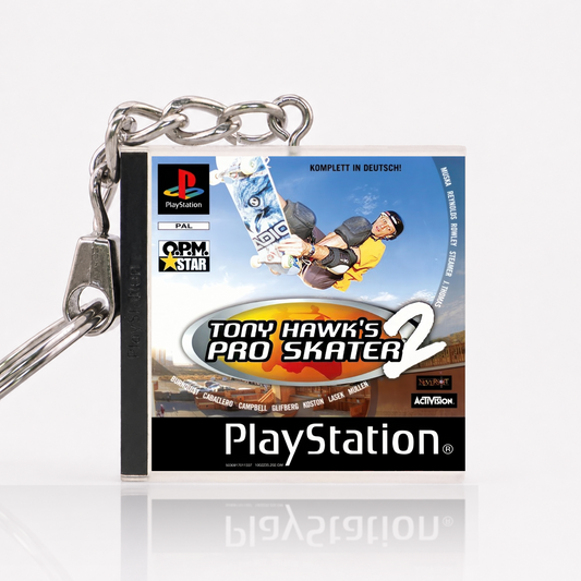 Tony Hawk's Pro Skater 2 - PS1 Miniatur Spielhülle Schlüsselanhänger