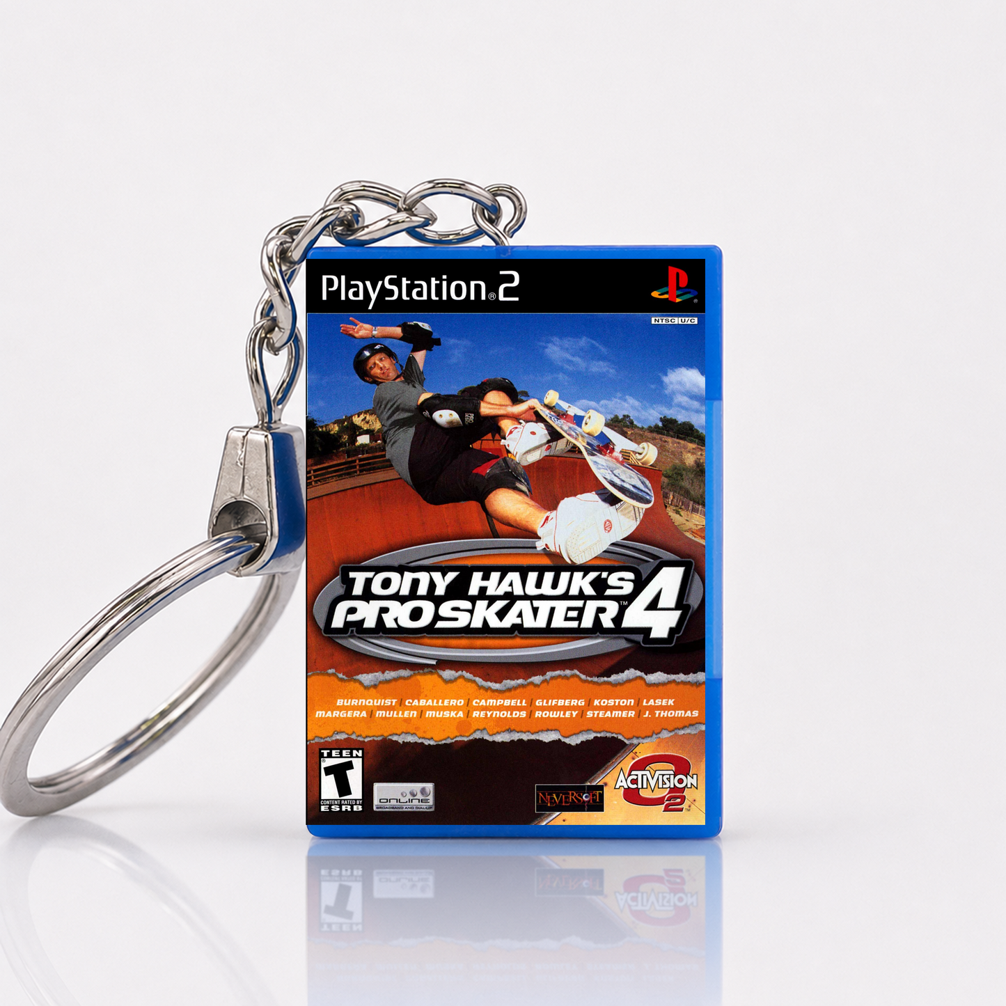 Tony Hawk's Pro Skater 4 - PS2 Miniatur Spielhülle Schlüsselanhänger