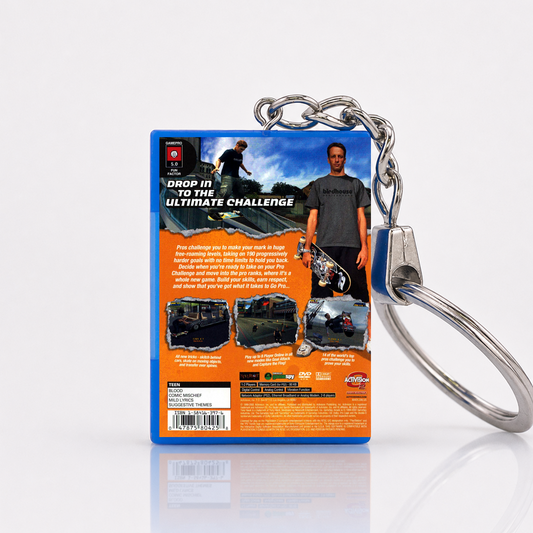 Tony Hawk's Pro Skater 4 - PS2 Miniatur Spielhülle Schlüsselanhänger