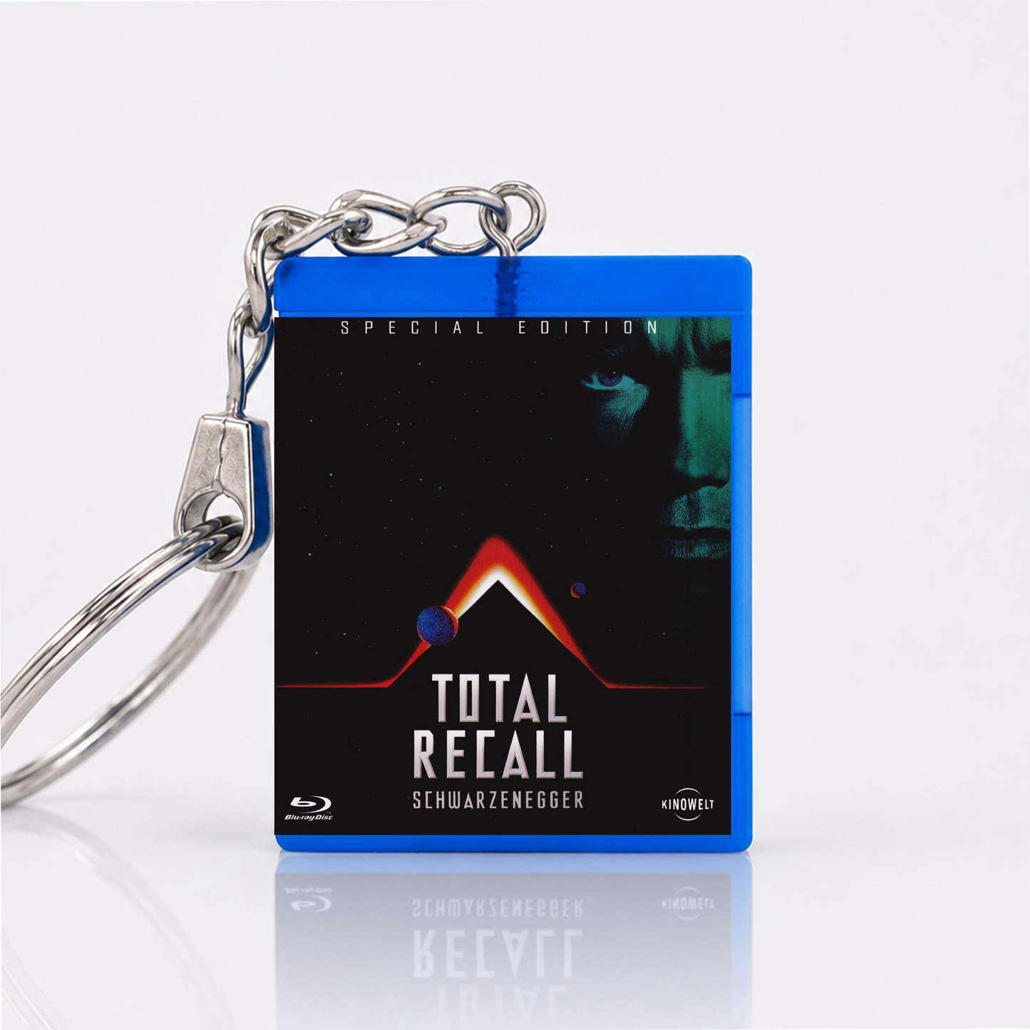 Total Recall - Film Miniatur Blu-Ray Hülle Schlüsselanhänger