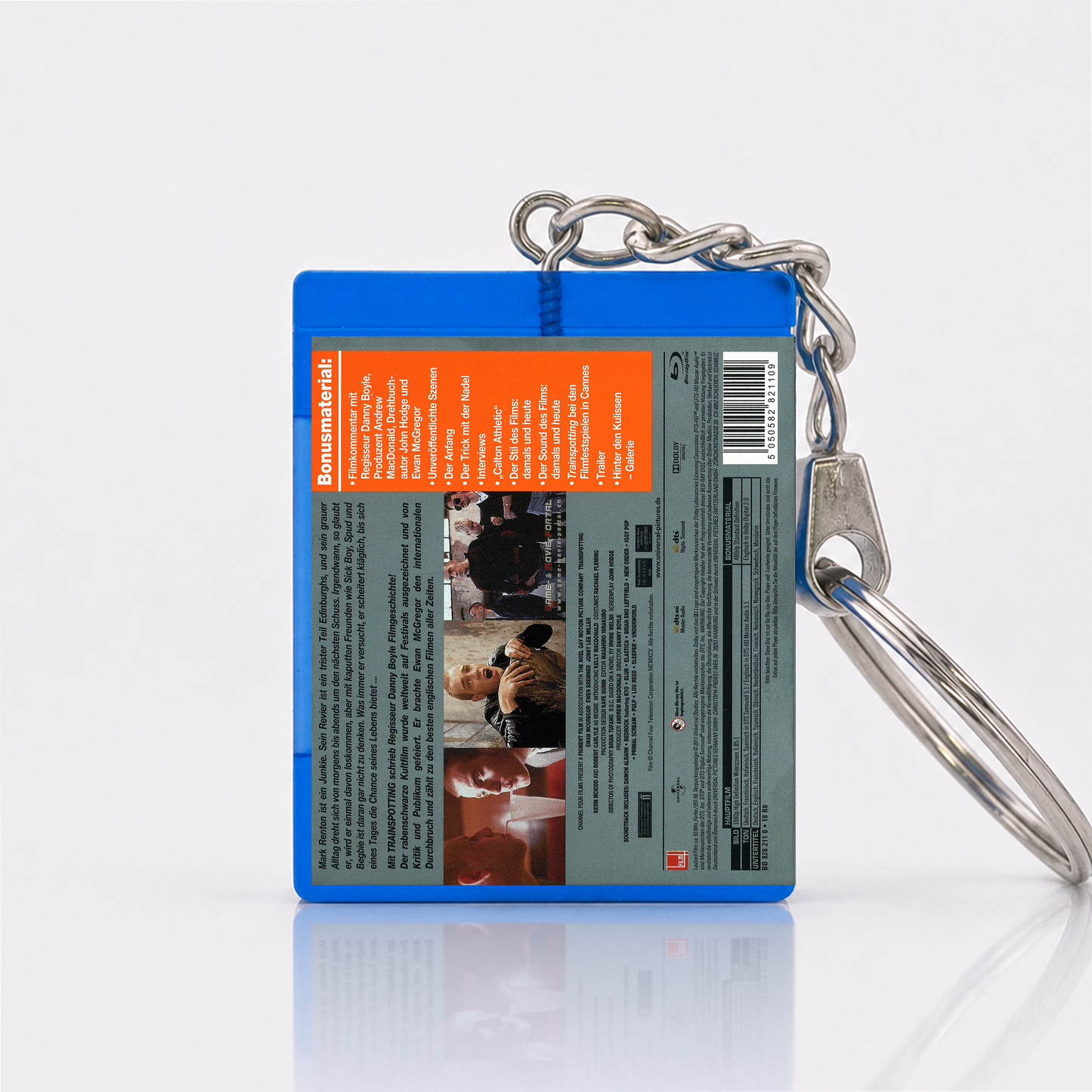 Trainspotting - Film Miniatur Blu-Ray Hülle Schlüsselanhänger