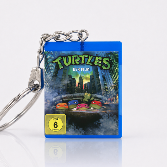 Turtles: The Movie - Film Miniature Blu-Ray Case Keychain