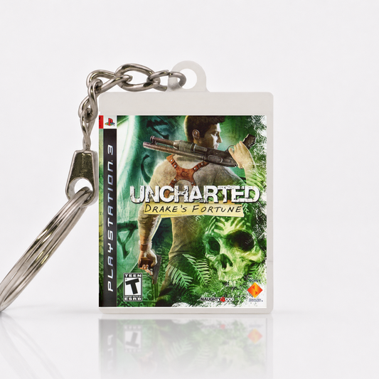 Uncharted: Drake's Fortune - PS3 Miniatur Spielhülle Schlüsselanhänger