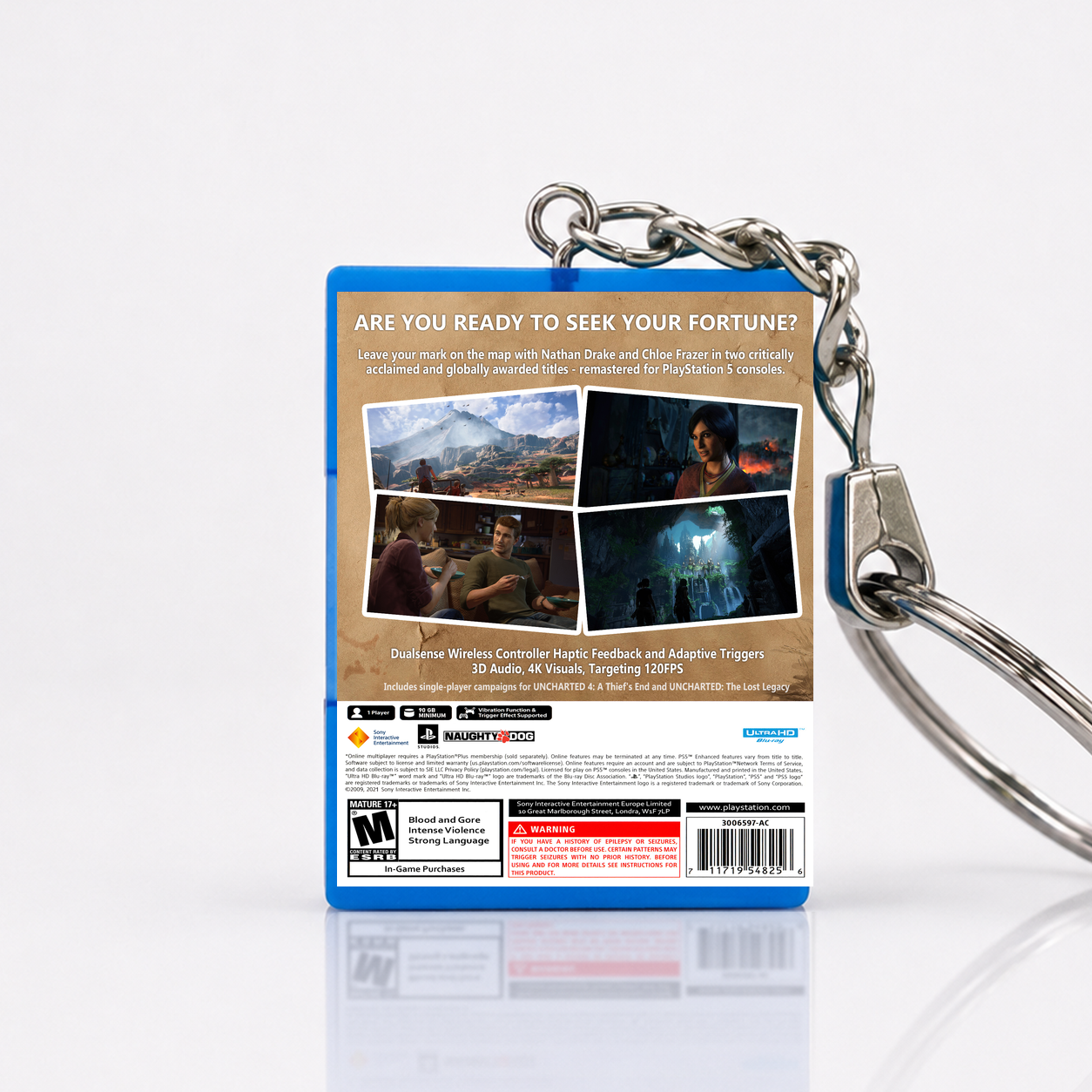 MASTER - PS5 Mini Case Keychain