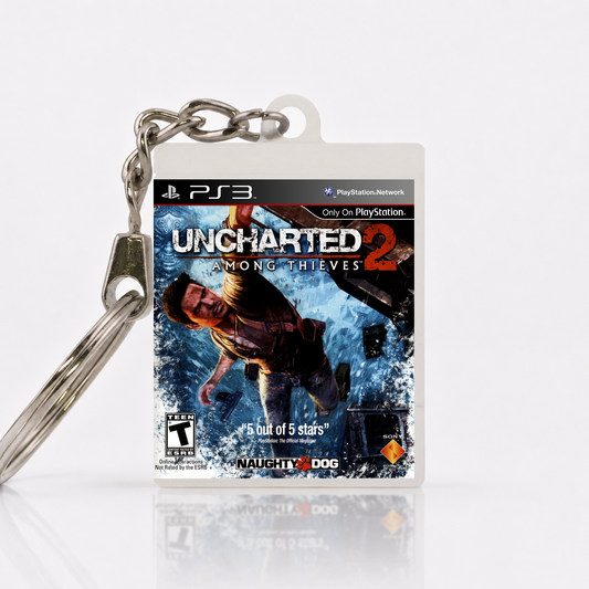 Uncharted 2: Among Thieves - PS3 Miniatur Spielhülle Schlüsselanhänger
