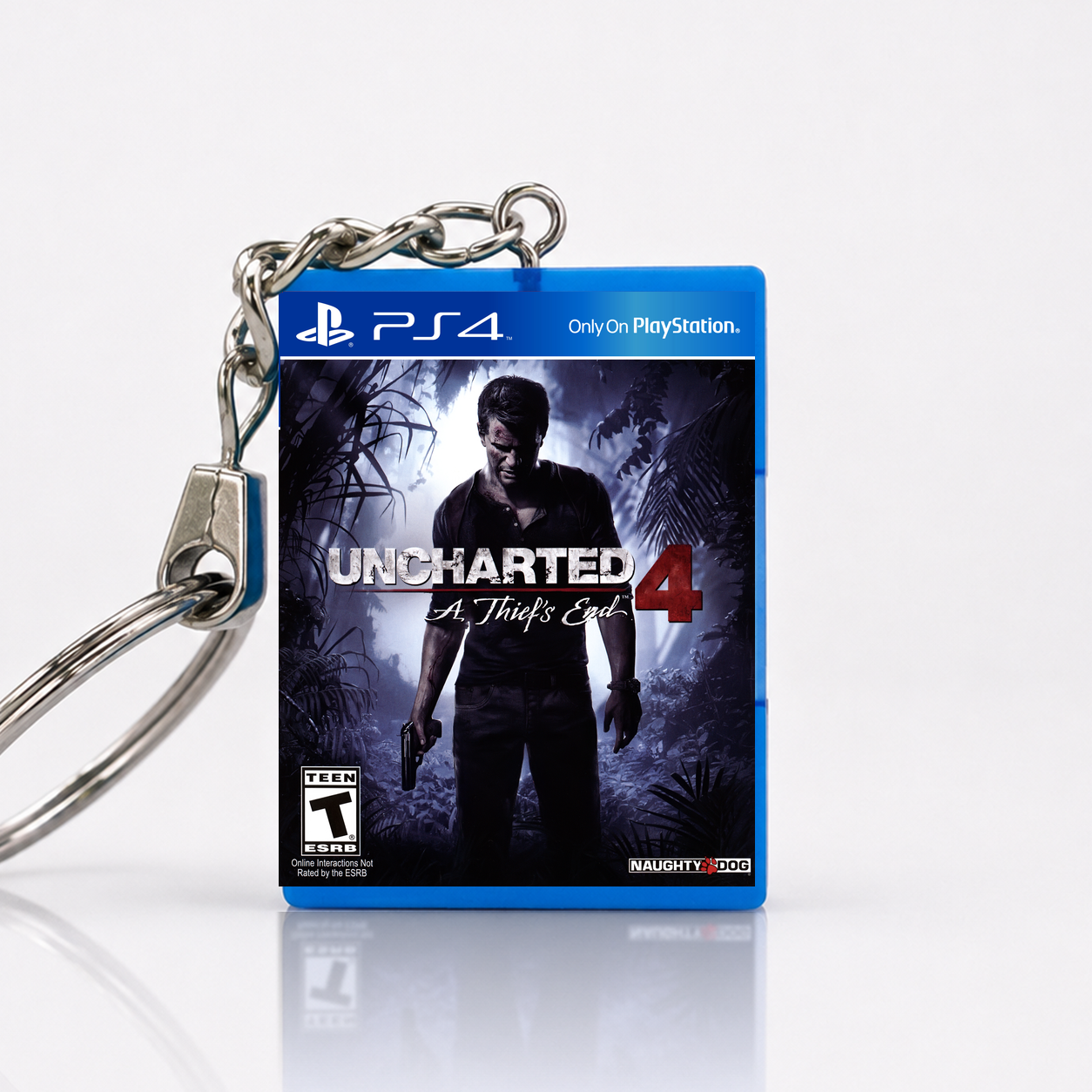 Uncharted 4: A Thief's End - PS4 Miniatur Spielhülle Schlüsselanhänger