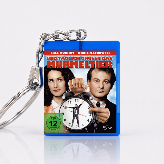 Groundhog Day - Movie Miniature Blu-Ray Case Keychain