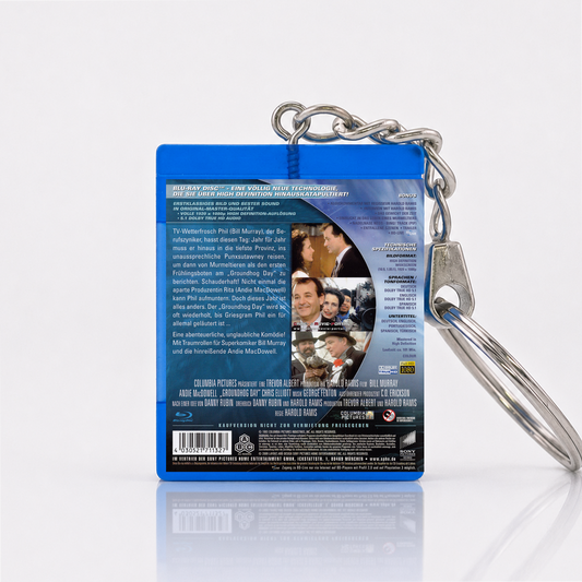Groundhog Day - Movie Miniature Blu-Ray Case Keychain