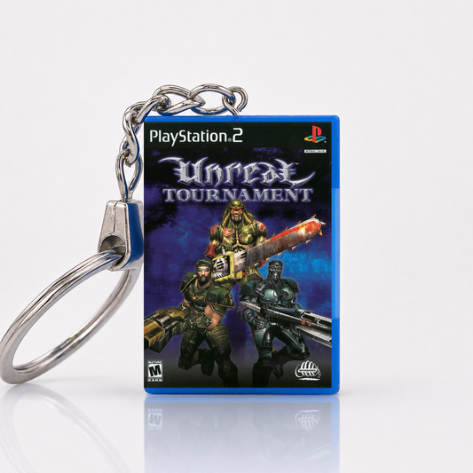 Unreal Tournament - PS2 Miniatur Spielhülle Schlüsselanhänger