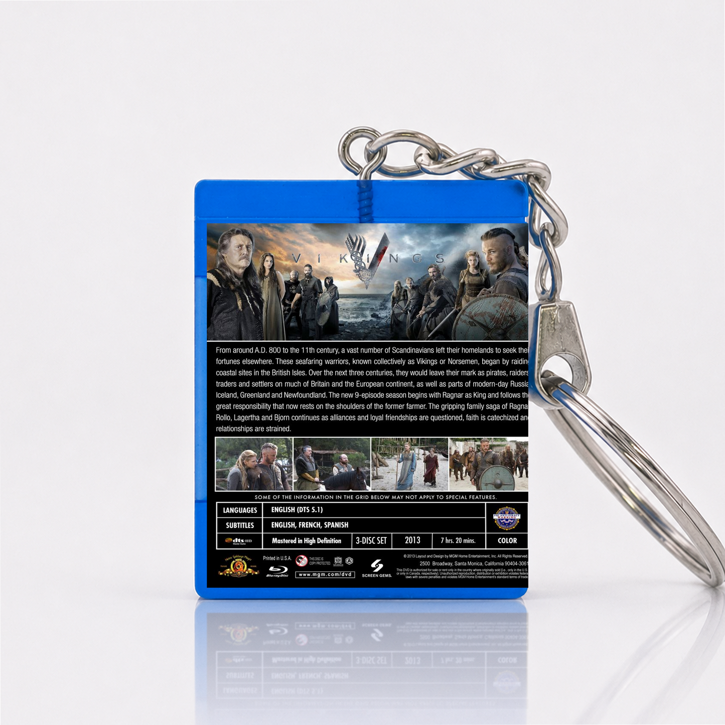 Vikings - Serien Miniatur Blu-Ray Hülle Schlüsselanhänger