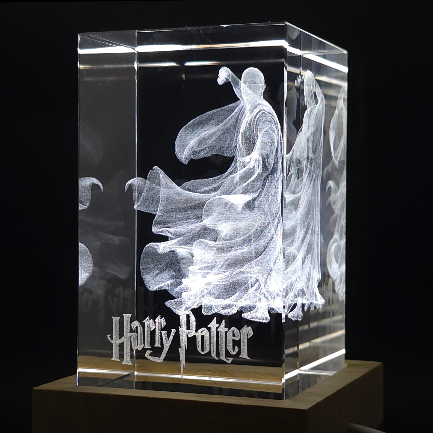 Lord Voldemort - Harry Potter - 3D Kristall Lampe