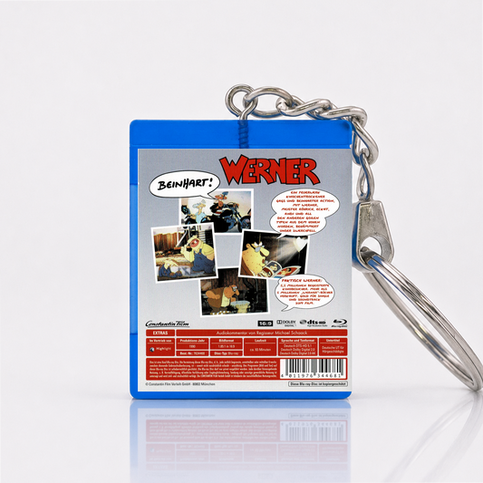 Werner: Beinhart - Movie Miniature Blu-Ray Case Keychain