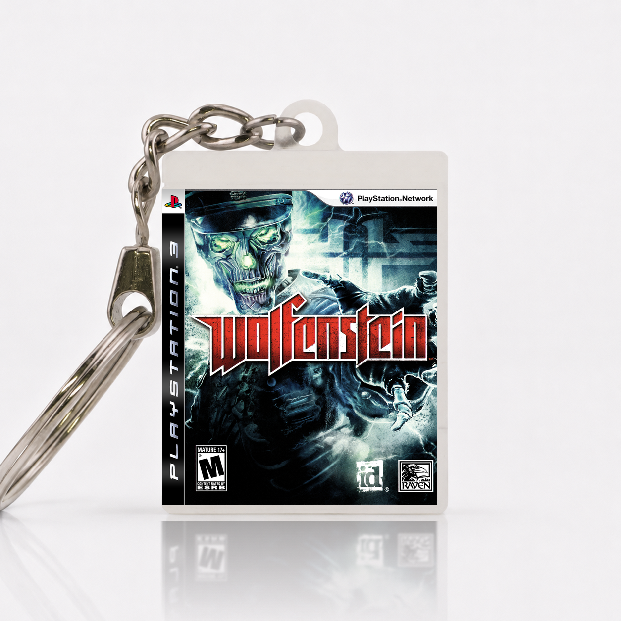 Wolfenstein - PS3 Miniatur Spielhülle Schlüsselanhänger